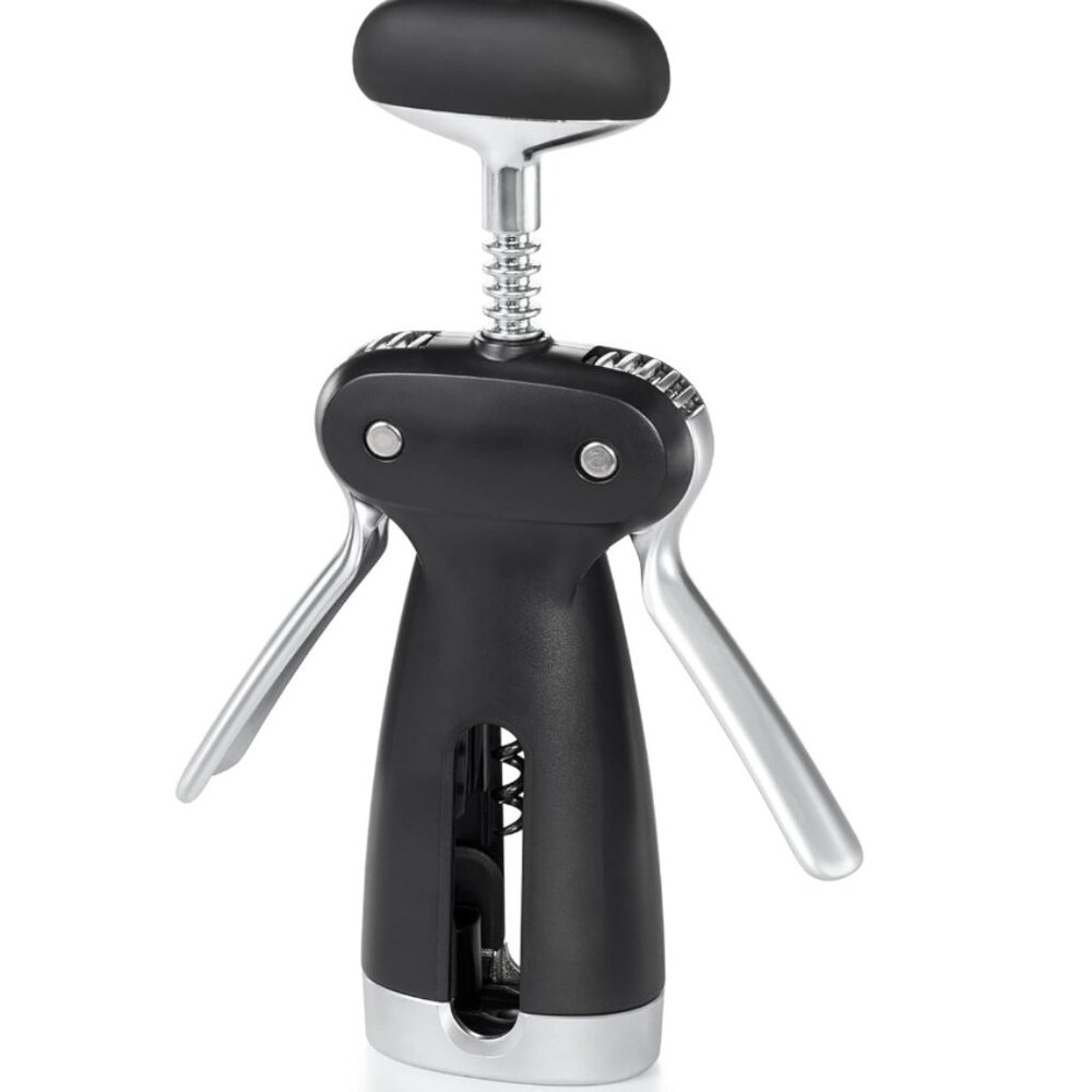 OXO Steel Winged Corkscrew with Removable Foil Cutter